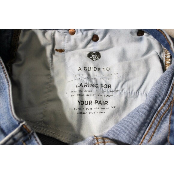 MADEWELL Cali Denim Bootcut Jean Size 28  92% Cotton Light wash Timeless Casual - Picture 8 of 10